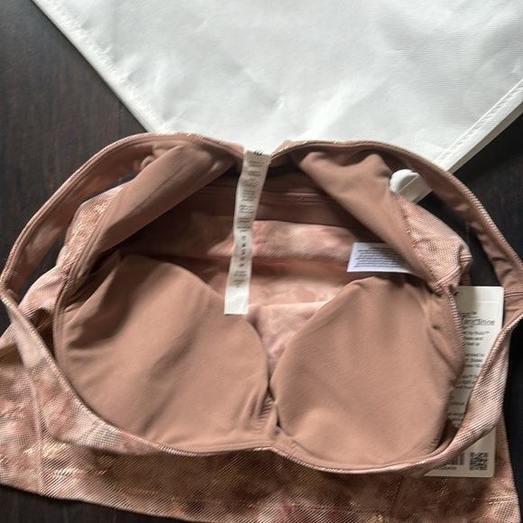 LULULEMON ALIGN WAIST-LENGTH TANK SHINE DIAMOND DYE MISTY SHELL CACOA FOIL SZ 6 - Picture 5 of 8